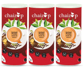 Chaizup Premium 1 Min Instant Masala Tea Premix - Pack Of 3 X 1 Kg Cans, 35.2 Ounce Each | Just Add Hot Water - Assam Masala Chai Powder | Low Caffeine, No Added Color - Home Like Tea