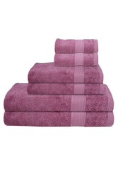 Ambra Linens Highly Absorbent Bath Towels 1260 Gsm | 100% Cotton, Soft & Plush All Seasons Use, Extra Large Size (Velvet)- Pack Of 6