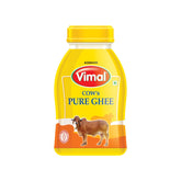 Premium Agmark Cow Pure Ghee By Vimal | Natural & Rich Flavor Healthy Desi Cow Ghee Ideal For Laddus | (500ml) 16.9 Ounce | Plastic Bottle
