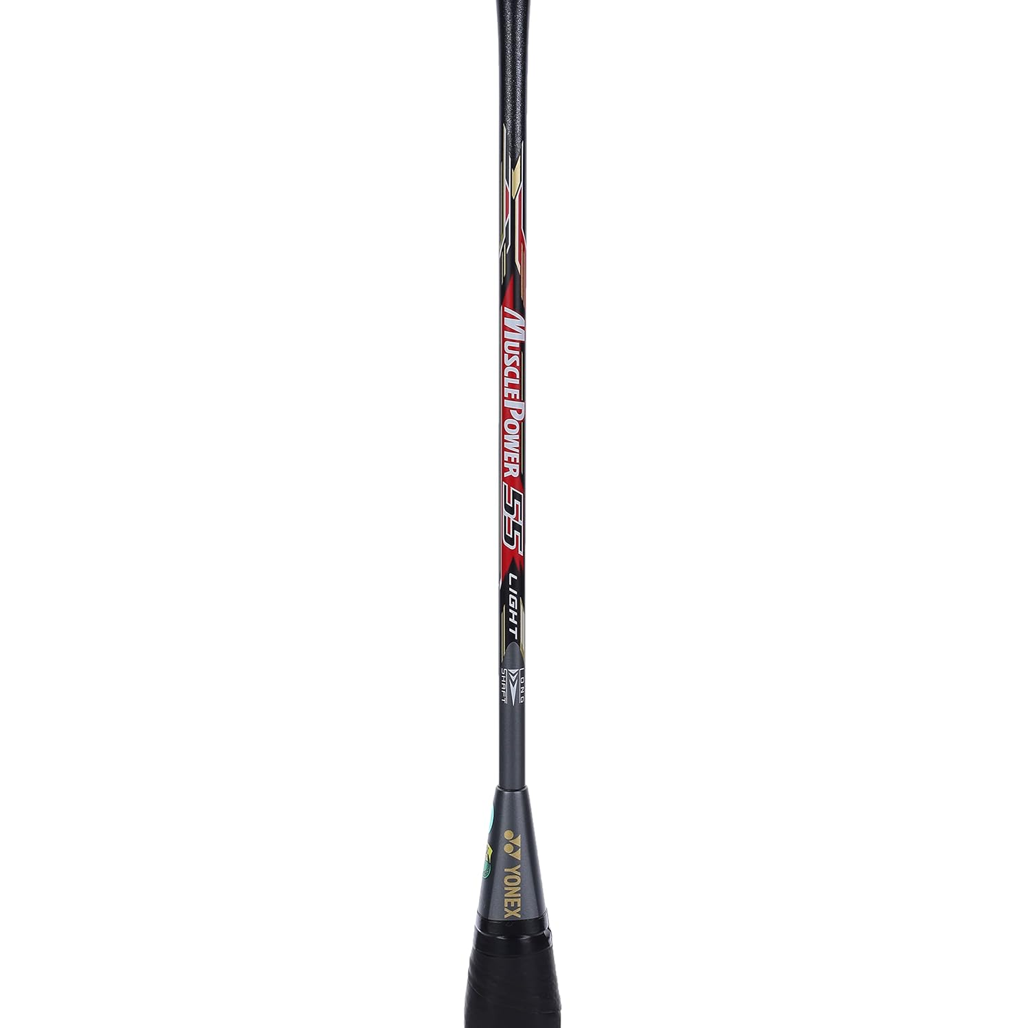 Yonex New MUSCLE POWER Series MP 55 LIGHT Badminton Racquet, Material - Graphite, G4, 30 Lbs Tension, Colour - Black Yonex New MUSCLE POWER Series MP 55 LIGHT Badminton Racquet, Material - Graphite, G4, 30 Lbs Tension, Colour - Black