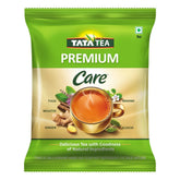 Tata Tea Premium Care Black Tea - 250gm, 8.8 Ounce | Delicious Tea With Goodness Of Tulsi, Mulethi, Ginger, Brahmi & Elaichi - Medium Caffeine Chai Patti