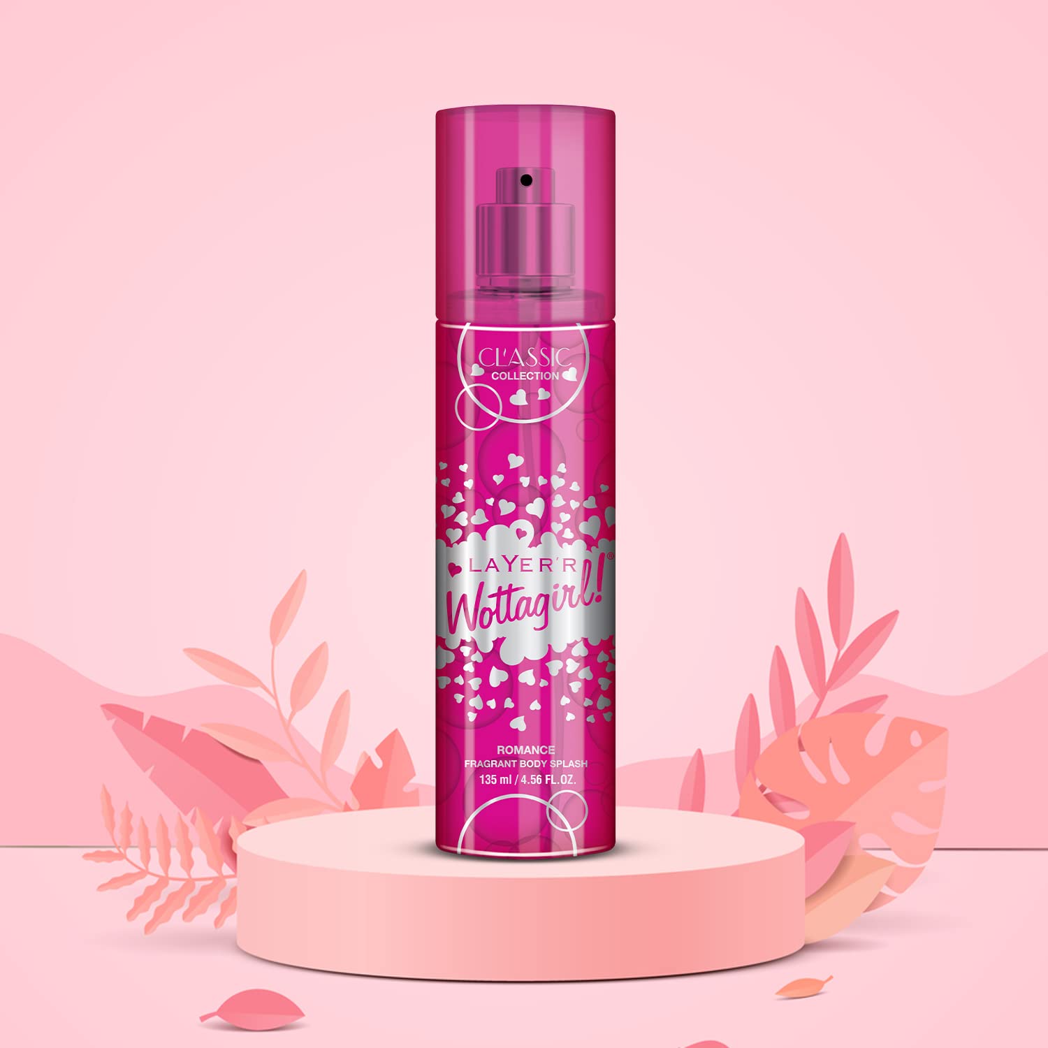 Layer'r Wottagirl Classic Collection Romance Fragrant Body Splash For Women 135ml 4.56 Fl.oz. Layer'r Wottagirl Classic Collection Romance Fragrant Body Splash For Women 135ml 4.56 Fl.oz.