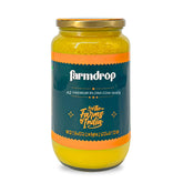 100% Natural A2 Bilona Cow Ghee By Farmdrop | Natural & Healthy Desi Ghee With Rich Aroma Good For Dishes | (1 Litr) 33.8 Ounce | Glass Bottle
