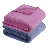 Fezora Microfiber Bath Towel 400 Gsm | For Men & Women Soft & Absorbent Weft Knitting Towels | Quick Dry Large Size Towel (Wine & Grey) - 2 Piece