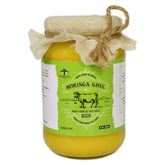 100% Pure Moringa Infused Desi Cow Ghee By Vanalaya | Rich Source Of Vitamin A & Healthy Delicious Pure Desi Ghee For Boost Immunity | (500ml) 16.9 Ounce | Jar Pack