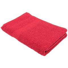 PatPug 100% Indian Ultra Soft Cotton 450 Gsm Bath Towel Large Bath Towel | Highly Absorbent Quick Drying Durable Towel For Men, Women & Kids (Ruby Red)