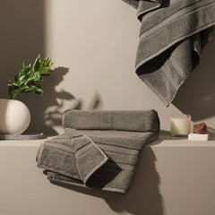 Esq Living Egyptian Large Size Cotton Bath Towel 600 Gsm | Soft & Skin Friendly Towels For Bath, Travel, Gym, Beach Pool & Yoga (Dusty Olive)