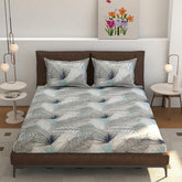 Premium Single Bedsheet With 1 Pillow Cover - 60 X 90 Inches, Grey | Soft Lightweight & Color Resistant | All-Season Bed Sheet