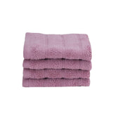 Maspar 100% Cotton Casper Face Towel 700 Gsm (Purple) - 4 Pcs