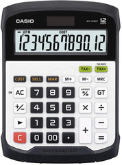 Casio Wd-320mt Water-protected & Dust-proof Calculator With Washable Design | 12 Digits & Grand Total Function