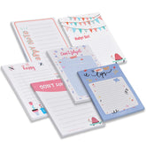 To Do List - Stylish Notepads For Grocery List, To-Do List, 50 Sheets Per Pad | Set Of 6