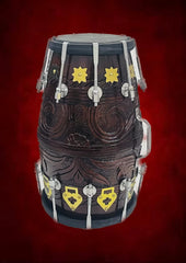 Sheesham Wood Nut Bolt Dholak With Bag, Dholak Key & Belt - Brown | Dholak For Festival, Wedding, Satsang - Very Easy To Tune