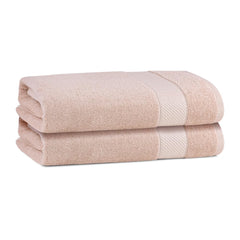 Himeya Bamboo Bath Towels 800 Gsm | Large Soft & Highly Absorbent, Eco-Friendly Design For Ultimate Comfort & Quick Drying -Stand Stone (Pack Of 2)