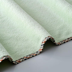 Spread Spain Microfiber Bath Towel 360 Gsm | Bath Towel For Men & Women Extra Soft Plush & High Absorbent | Set of 2 (Olive)