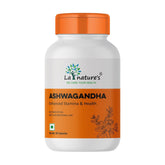 La Nature's We Care Your Health 500mg Ashwagandha Capsules Reduce Stress, Improve Sleep, Improve Memory & Boost Immunity | 60 Veg Capsules 100gm 0.2lbs