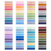 Sticky Notes, Waterproof, Transparent, Removable Adhesive Sticky Notes, Multicolor - 1600 Pcs