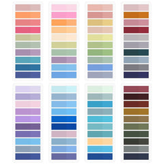 Sticky Notes, Waterproof, Transparent, Removable Adhesive Sticky Notes, Multicolor - 1600 Pcs