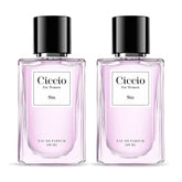 Ciccio Sin Eau De Parfum For Women 100ml 3.4 Fl.oz. Each Pack Of 2 | Feminine Fragrance | Long Lasting