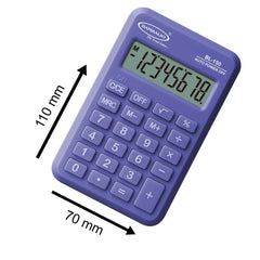 Bambalio BL - 150 Pocket 8 Digits-large LC Display Size Electronic Calculator 3 Years Warranty. (Purple) | LCD Screen For Longer Life