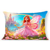 Kids Pillow Cushion With Super Soft Fabric, Animal & Cartoon Prints - 12x18 Inches | Dual Sided Design, Durable & Easy Care | Large & Versatile, Multi-Purpose, Made In India - Design 30