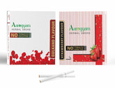 Aarogyam Herbals Pack Of 2 Flavours 100% Tobacco & Nicotine Free Cigarette For Relieve Stress & Mood Enhance Product Strawberry, Gulkand - 10 Sticks X 2 Packets