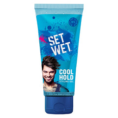 Set Wet Styling Hair Gel For Men Casually Cool , 100gm 3.5 Oz. | Medium Hold , High Shine | For Medium To Long Hair | No Alcohol , No Sulphate