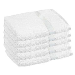 N G Products 100% Cotton Bath & Swim Towel 2000 Gsm | Super Absorbent & Soft Antibacteria Towel Set (White) - Pack Of 5
