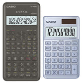 Casio FX-82MS 2nd Gen Scientific Calculator& Casio SL-1000SC-BU Portable Calculator (Light Blue) | Pocket Size Colorful, Stylish Calculator | 10 Digit Display