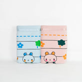 Rangoli 100% Cotton Baby Bath Towel 600 Gsm | Super Soft & Highly Absorbent, Anti-Bacterial, Multipurpose Towels (Light Blue & Light Pink) - Pack Of 2