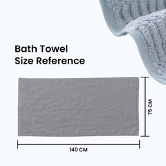 The Better Home Microfiber Bath Towel 450 Gsm | Soft, Lightweight, Absorbent & Quick Drying Bath Towel For Men & Women (Green)