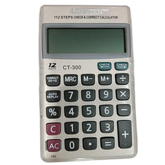 Githzen CT-300 Check & Correct Pocket Calculator, 12 Digits, Large Display, Auto Replay