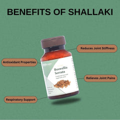 Morning Comes Shallaki 500mg Pure Boswellia Serrata Extract For Joint Health, Arthritis & Flexibility Support, Herbal Anti-Inflammatory Supplement For Potential Relief | 90 Tablets 150gm 0.3lbs