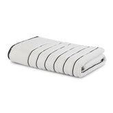Spaces 100% Cotton Bath Towel 575 Gsm | Ribbed Texture High Absorbency High Loft Cotton Bath Towels (White)