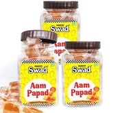 Panjon Swad Aam Papad Candy 1.2 kg, (400gm *3) | Sweet Mango Flavor Treats) | Jar Pack