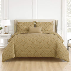 Double Bedsheet For Queen Size With 2 Matching Pillow Covers For Home - 90 X 100 Inches, Cream | Smooth Finish, Soft Touch & Breathable Comfort For Everyday Use