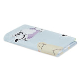 Haus & Kinder Babies Bath Towel 300 Gsm | Baby Bath Towel Cotton Baby Bath Towel Soft Towels Pawsome (Blue)