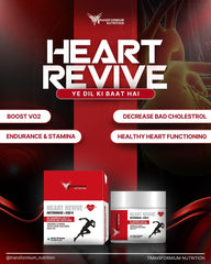 Transformium Nutrition Heart Revive Nattokinase 2000 Fu + Coq10 Supplement For Healthy Heart Functioning, Endurance, Stamina, Boosts Vo2 Men & Women | 90 Capsules, 150gm 0.3lbs