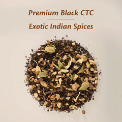 The Pahadi Story Masala Chai - 100gm, 3.5 Ounce | Made With 100% Natural Ingredients - Made With Cinnamon, Ginger, Elaichi, Clove, Black Pepper | Low Caffeine, No Artificial Flavor