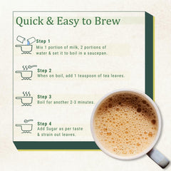 Tea And Twigs Premium Tea - Pack Of 2 X 250gm, 8.8 Ounce Each | Premium Second Flush CTC Chai Patti & 100% Natural Spices - Kadak Black Tea | Medium Caffeine Assam Tea