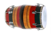Musical Dholak For Kids & Babies - Multicolor | Perfectly Symmetric Round Dholak - Dholak For Festival, Wedding, Satsang | Very Easy To Tune, Decorative Dholaki
