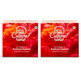 Tea Culture Of The World Kashmiri Kahwa Green Tea - Pack Of 2 X 16 Tea Bags | Improves Immunity, Relieves Stress - Medium Caffeine