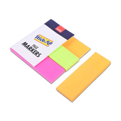Page Markers - Pack-5 -150 Sheets Each - Perfect For School, Home & Office | 1x3 Inch, Size 3 Cuts