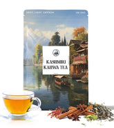 Dorje Teas Darjeeling Kashmiri Kahwa Tea - 100gm, 3.5 Ounce, 40 Cups | Promotes Good Sleep & Stress Relief - Low Caffeine, Soothing Tea For Relaxation & Glowing Skin
