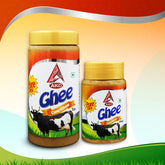 Natural A2 Desi Cow Ghee By AKD | High In Protein Fiber & Nutrients Healthy Desi Cow Ghee Good For Body'S Immunity | (1 Litre) 33.8 Ounce & (250ml) 8.4 Ounce | Jar Pack