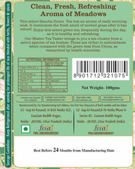 San-Cha Healthy Detox Green Tea - 100gm, 3.5 Ounce | Fresh & Vegetal Detox Tea - Environment Friendly & Made In Corn Fiber | Low Caffeine