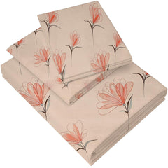Luxurious Queen Size Bedsheet For Double Bed With 2 Pillow Cover - 90 X 90 Inches, Coral Pink | Perfect For Daily Use, Guest Rooms | Gift For Housewarmings, Weddings