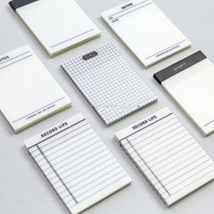 Self-Adhesive Transparent Sticky Notes & Invisible Sticker Clear Memo Pads - 200 Sheets