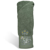 Rangoli 100% Cotton Martin Bath Towels 540 Gsm | Quick Dry, Ultra Soft, Highly Absorbent Printed Bath Towel For Men & Women Luxury & Highly Absorbent Towels - Green (Set Of 1)