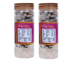 Chatar Patar Khatte Meethe Pal Tropical Sweet & Tangy Hing Peda Candy 450gm, (225gm *2) | Jar Pack