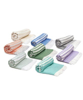Mush 100% Bamboo Light Weight & Ultra-Compact Turkish Towel | Super Soft, Absorbent, Quick Dry, Anti-Odor Bamboo Towel (8, Assorted)